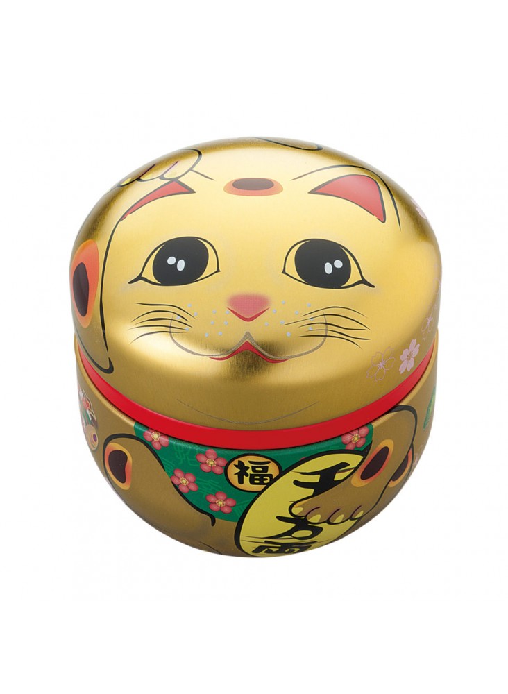 boite à thé manekineko-or