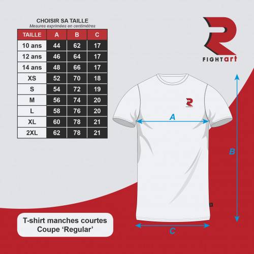 grille des tailles FightArt