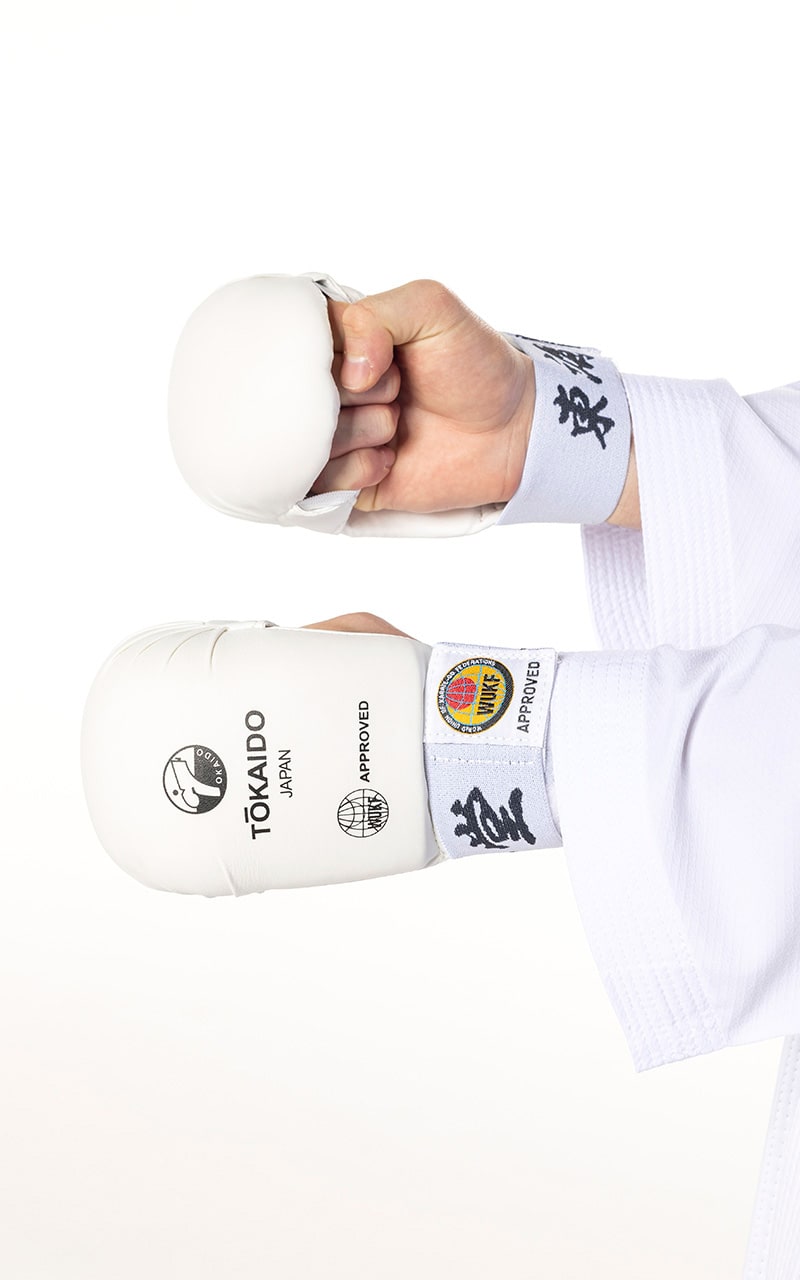gants de karaté wukf blanc