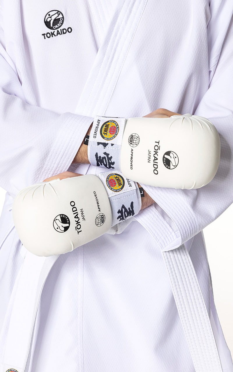 gants de karaté wukf rouge