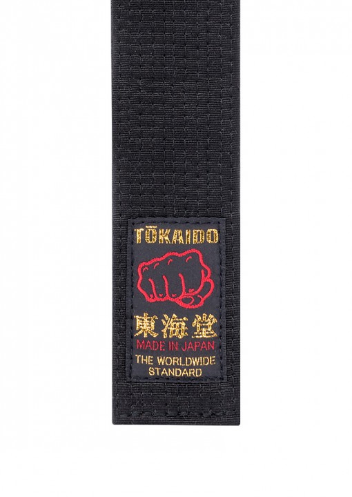 Ceinture Noire Karaté En Soie Tokaido - Largeur 4,5 Cm - 11 Coutures - Qualité Supérieure, Mixte
