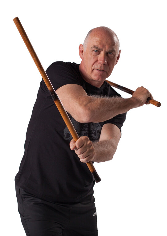 Bâton D'entraînement Kali Mousse METAL BOXE - 62cm - Pour Self Defense, Kravmaga - Bleu