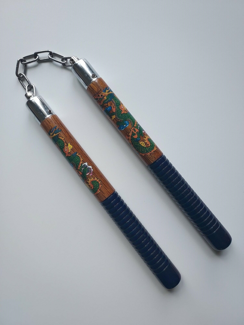 Nunchaku Orné bois 30 cm Armes/Nunchaku lepetitdojo