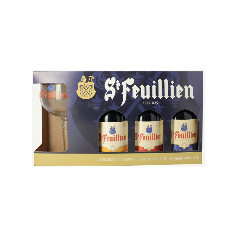 france-coffret-bier-saint-feuillien-3x33-20cl-verre