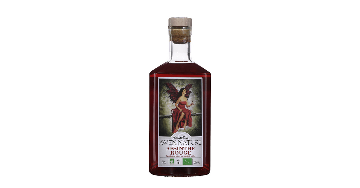 Awen Nature Absinthe Rouge 60% 70cl - Absinthe et Anisé