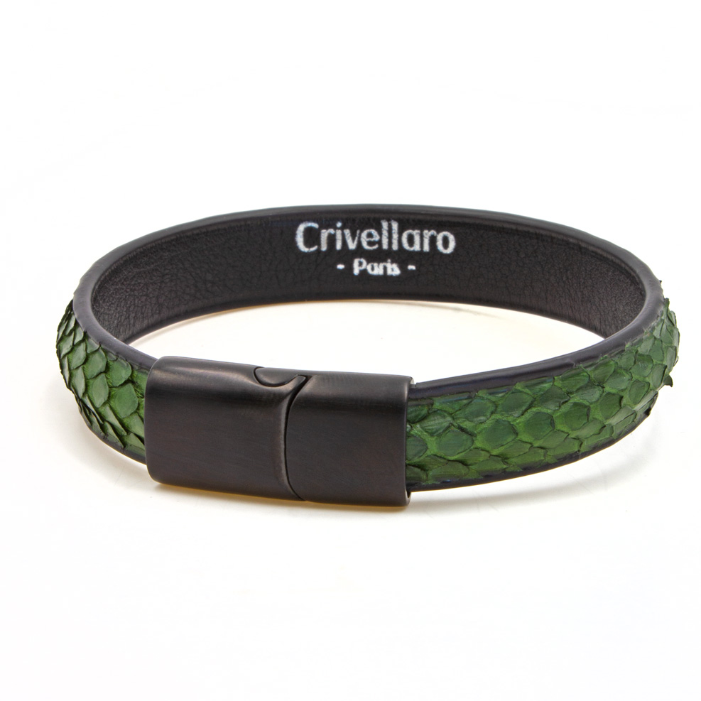 Crivellaro-Bracelet-Python-Vert-2