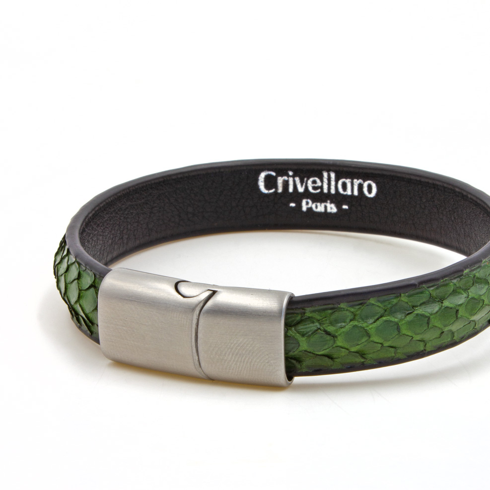 Crivellaro-Bracelet-Python-Vert-4