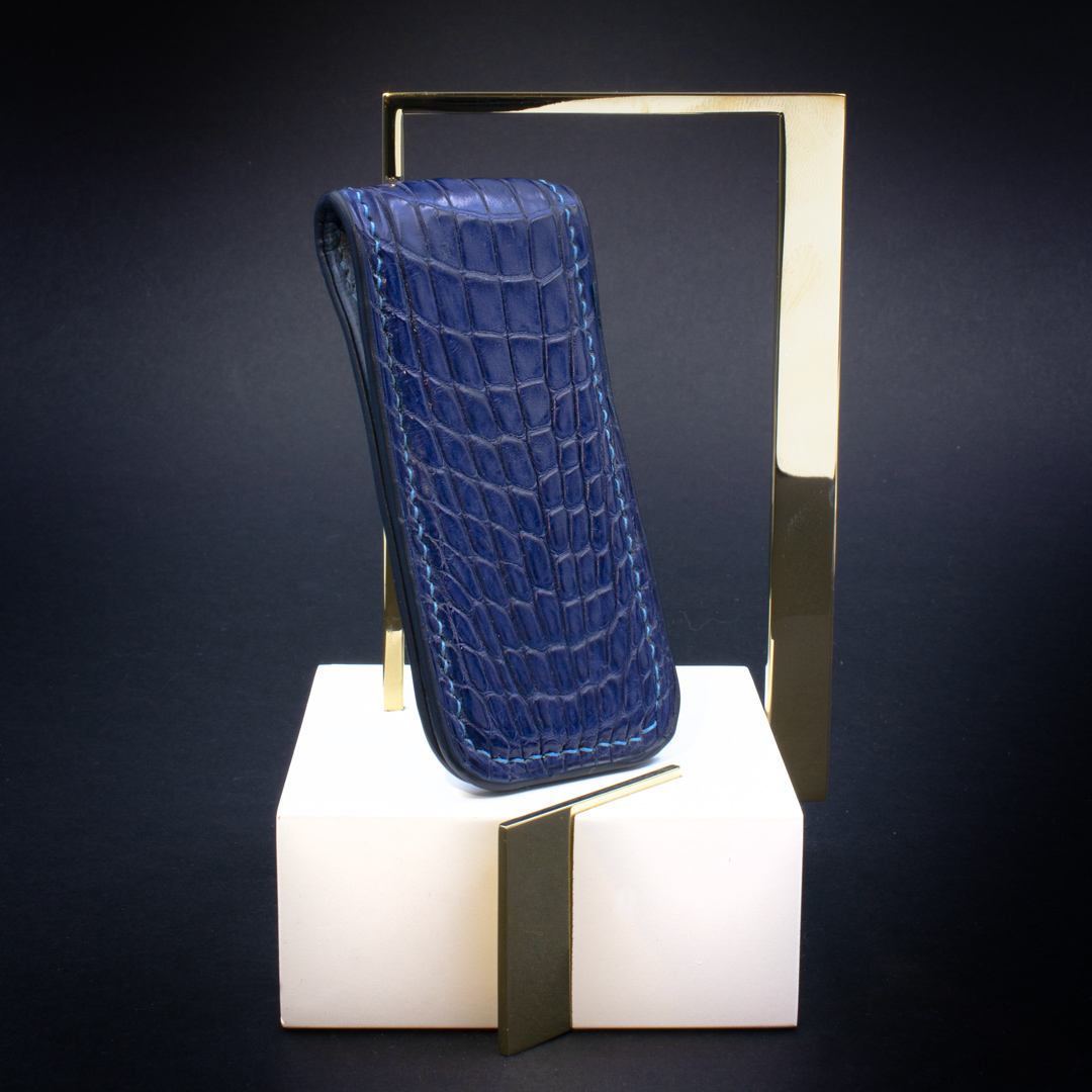 Crivellaro-pince-billets-croco-bleu-Carre-1