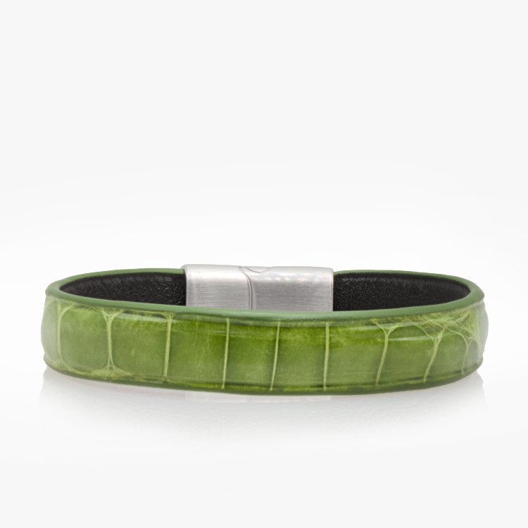 Bracelet Croco Vert Pomme