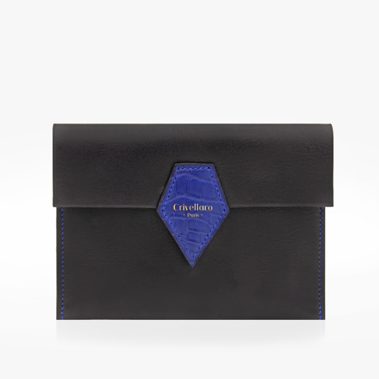 crivellaro-porte-passeport-cuir-noir-croco-bleu