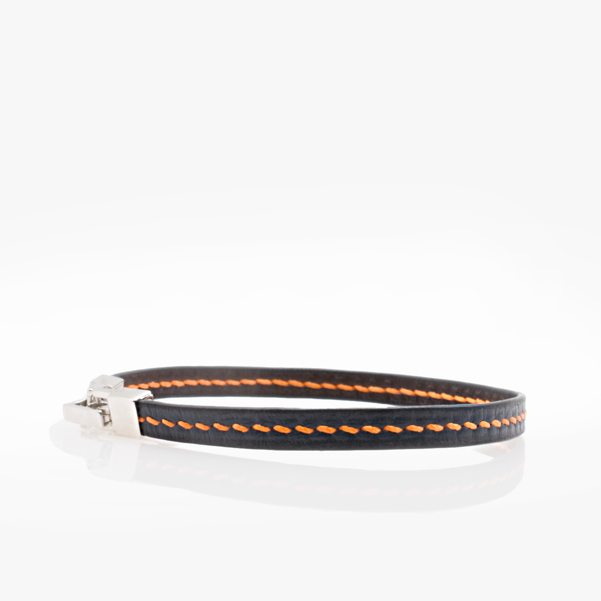 Bracelet cuir 1 tour | Couture sellier personnalisée