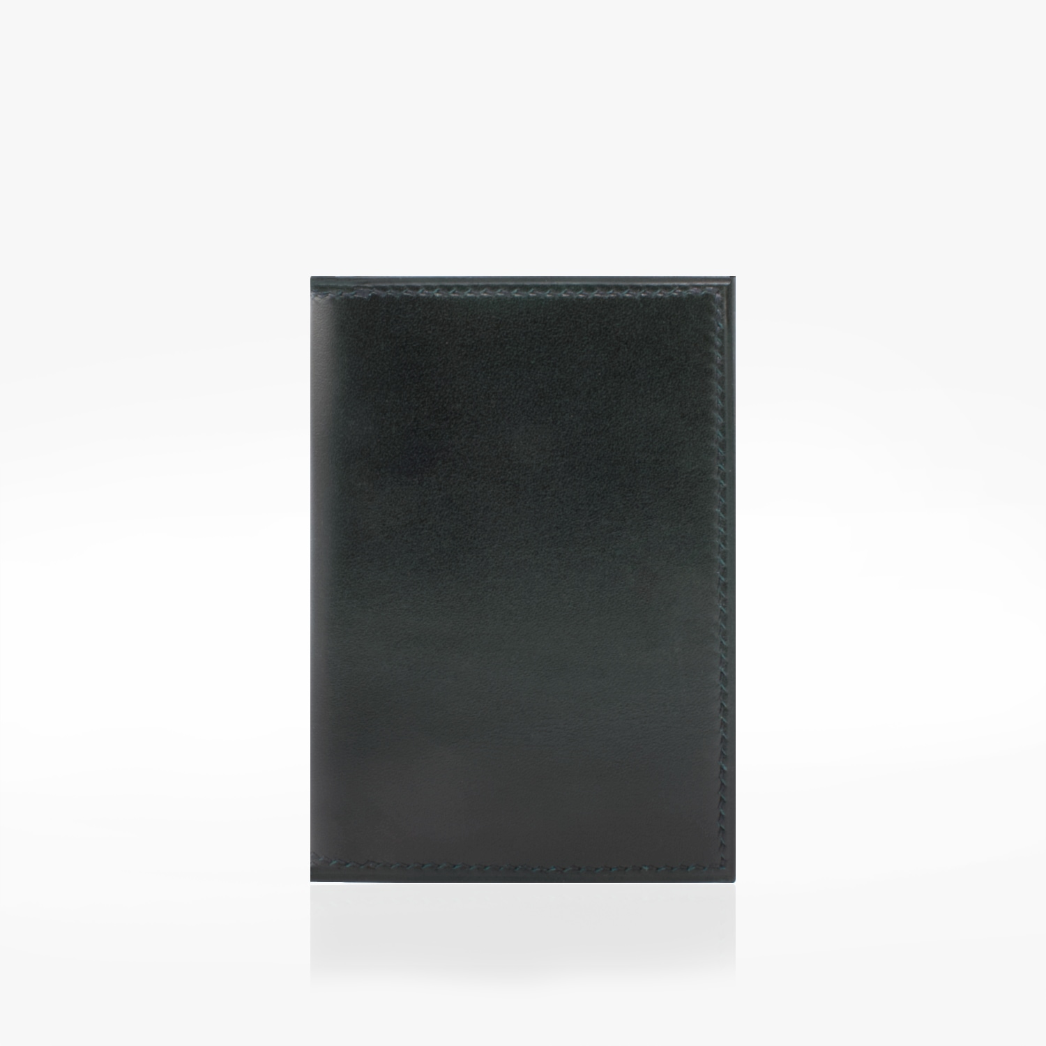 Porte-cartes cuir classique vert