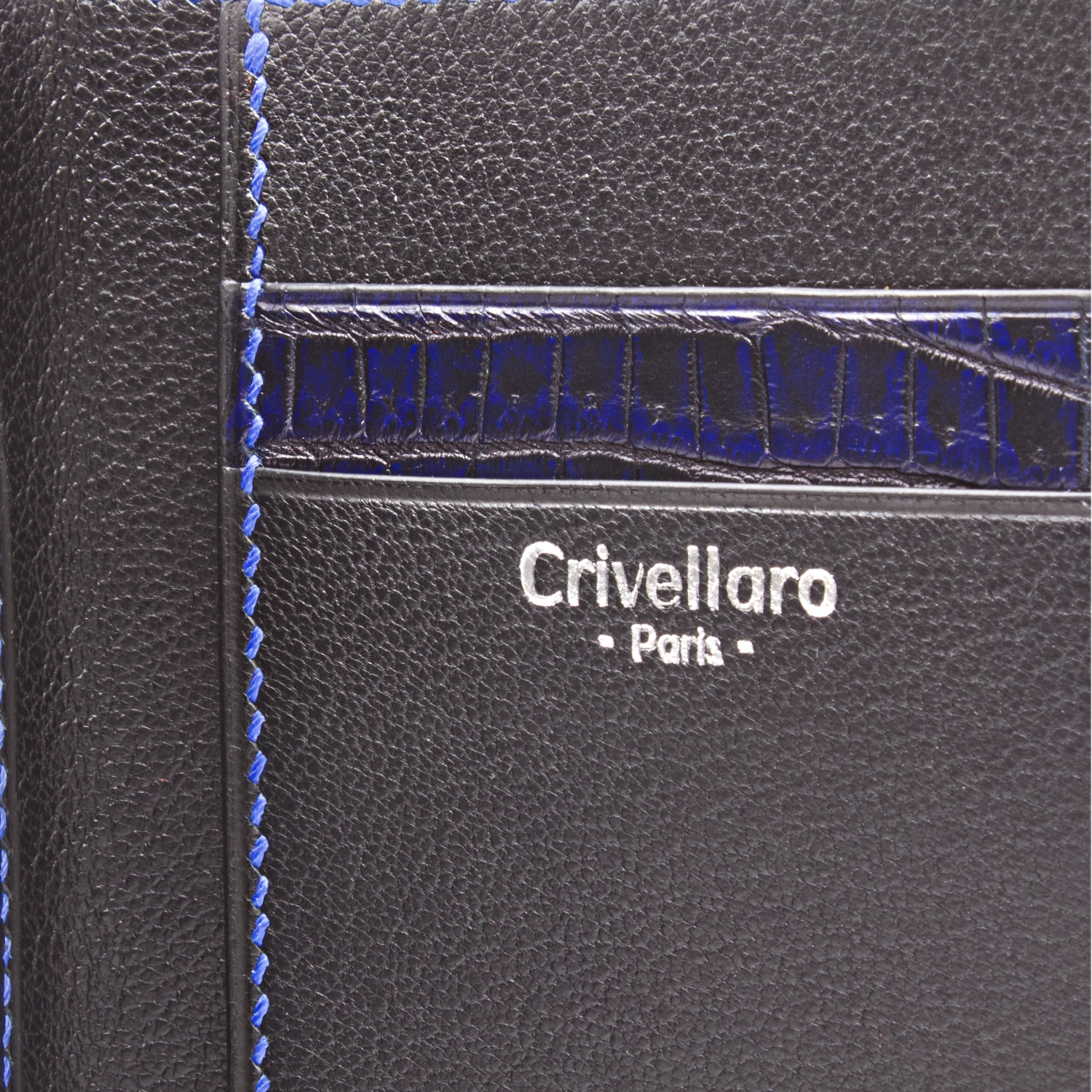 244 Porte 4 cartes Cuir epsom bleu 3