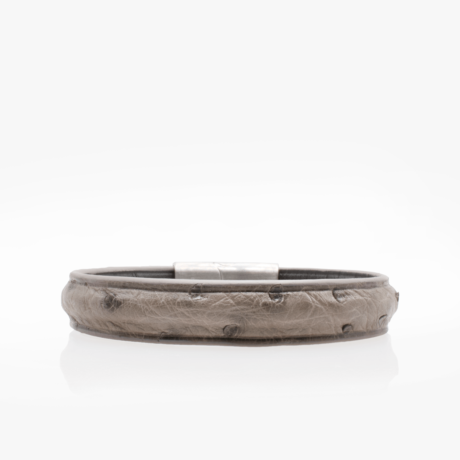 Bracelet Autruche Gris