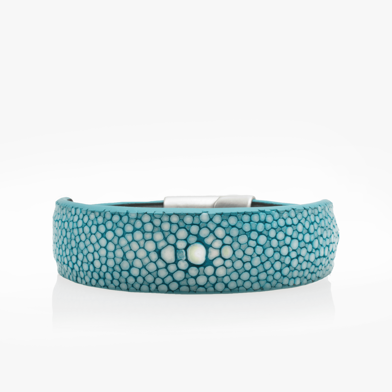 Manchette Galuchat Turquoise