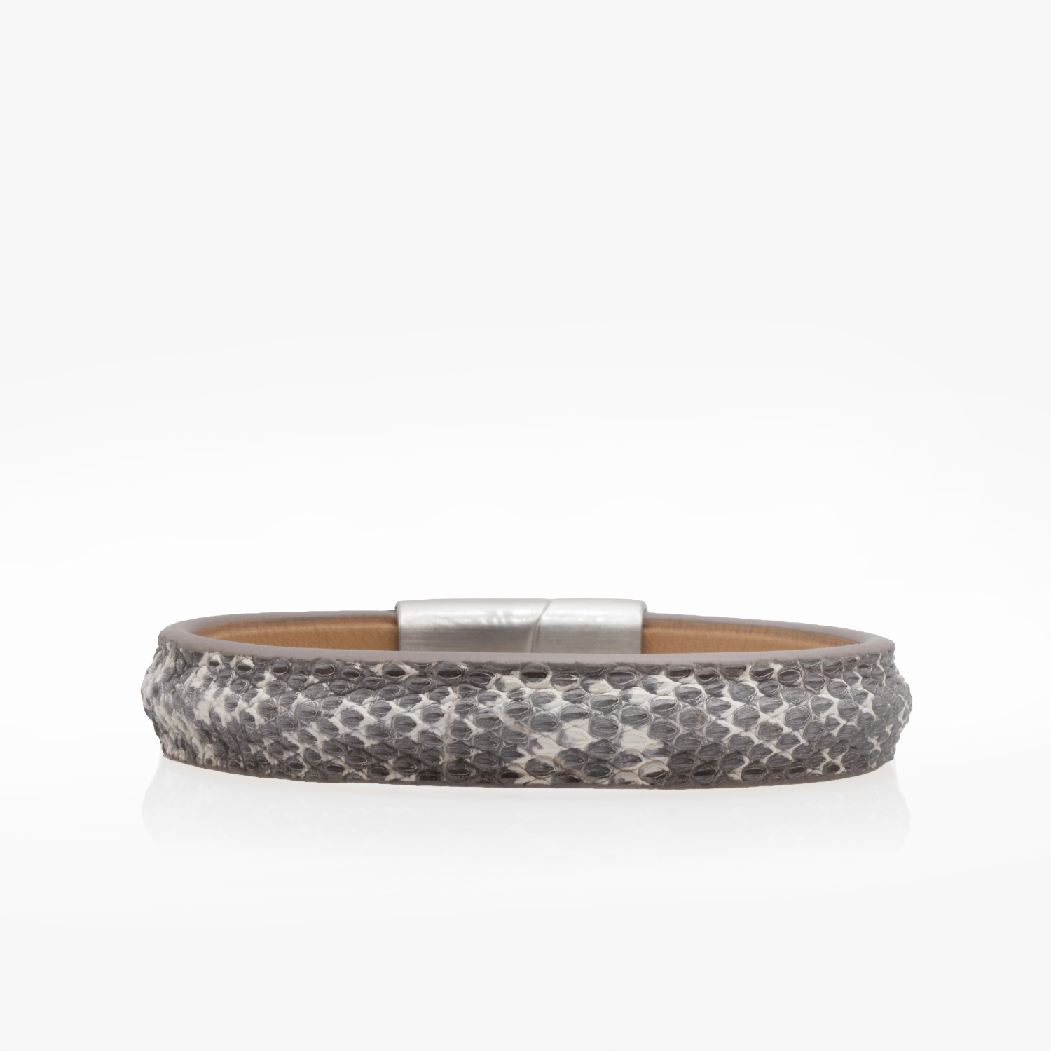 Bracelet Lezard Sable - Gris et Beige