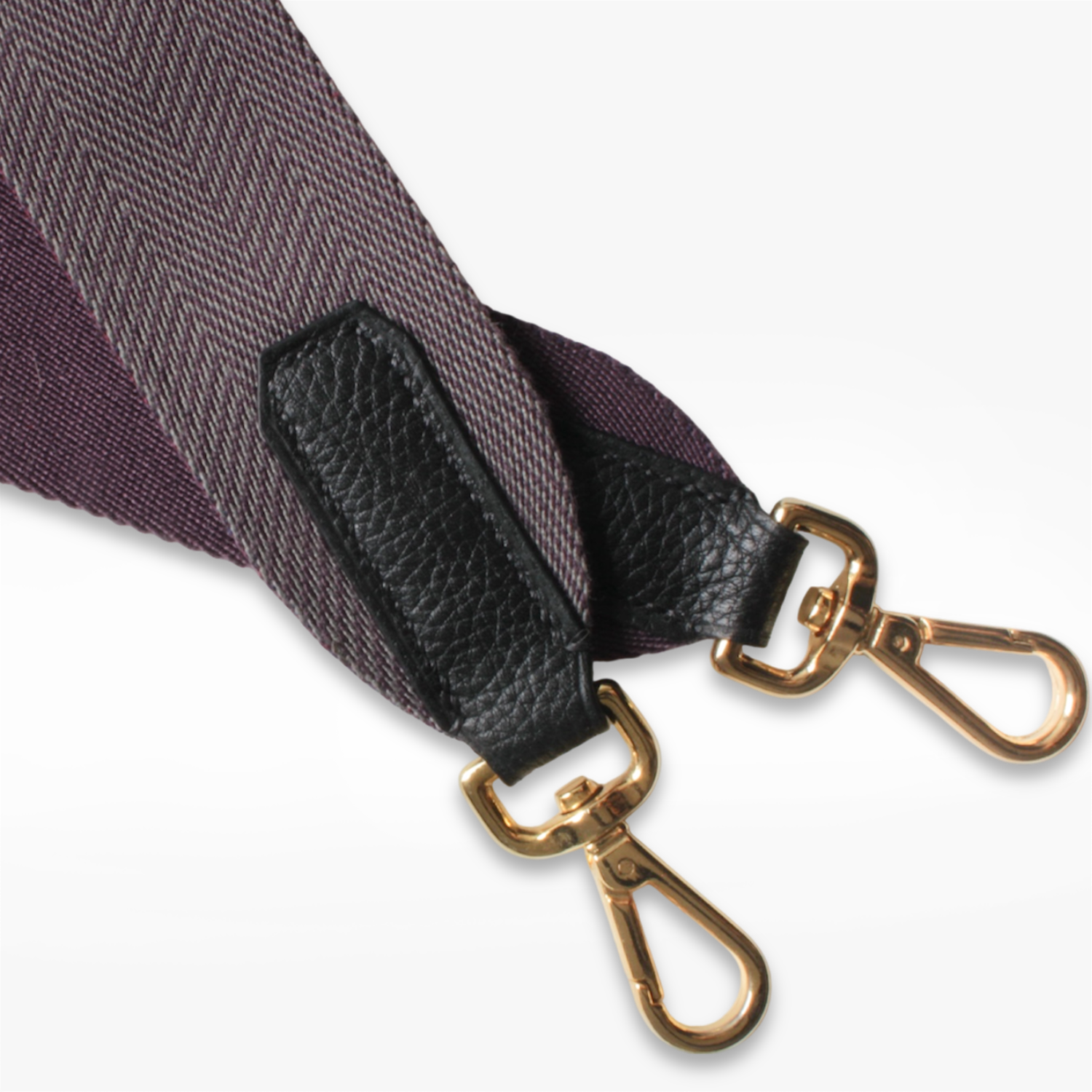 Bandoulière Violet:Noir:Or 2