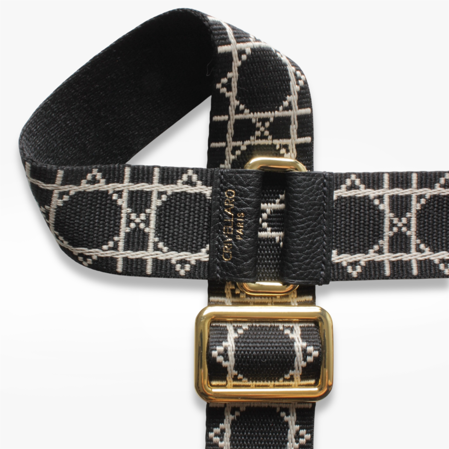 Bandoulière Noir:Or 3