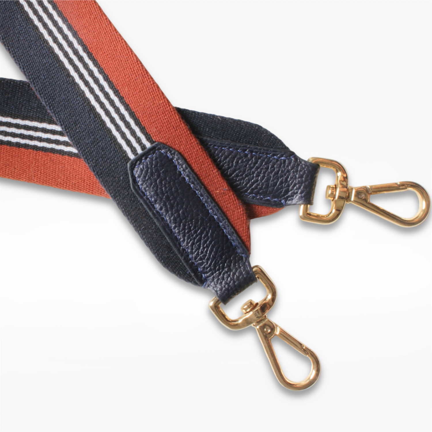 bandoulière Bleu:Marron:Or 3
