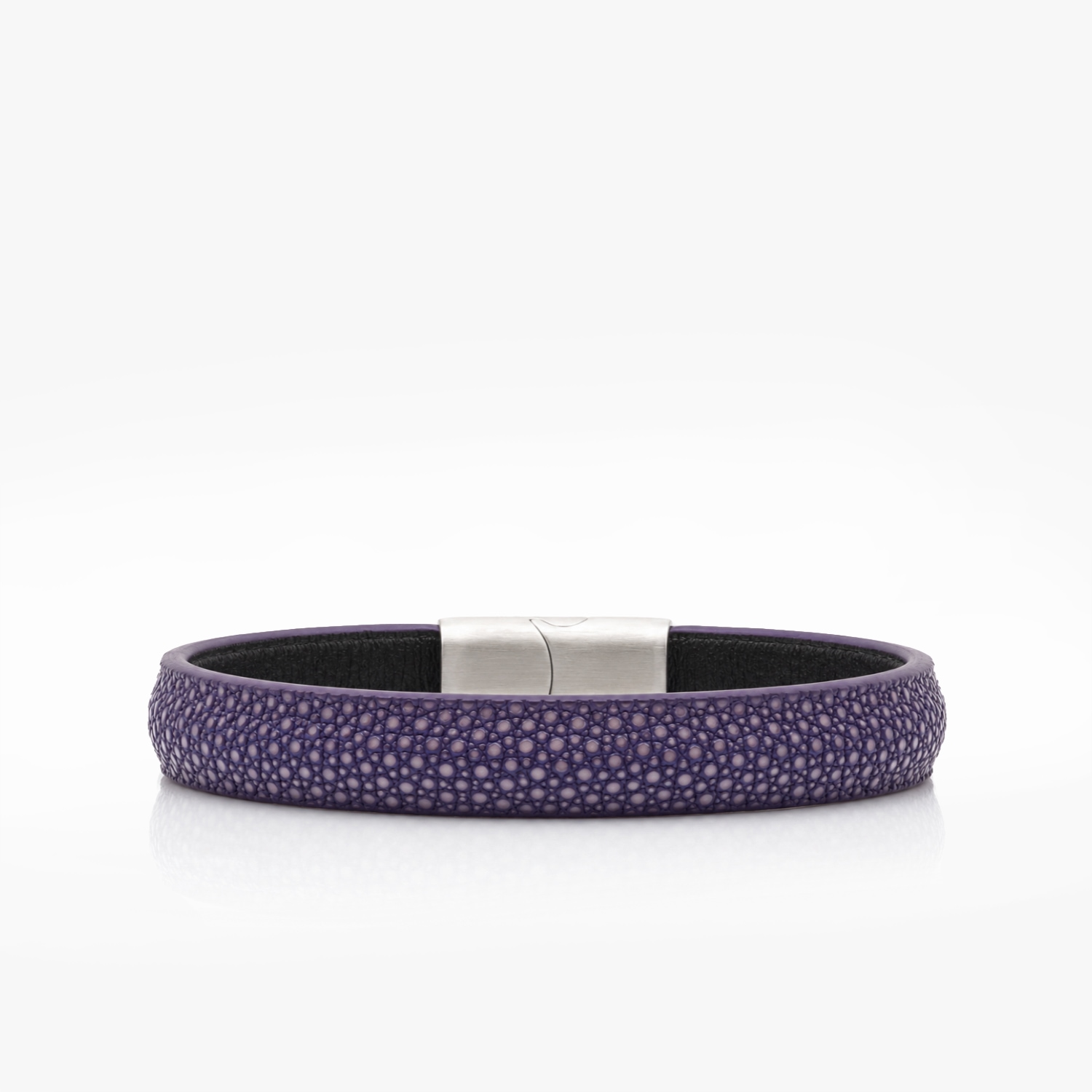 Bracelet Galuchat violet