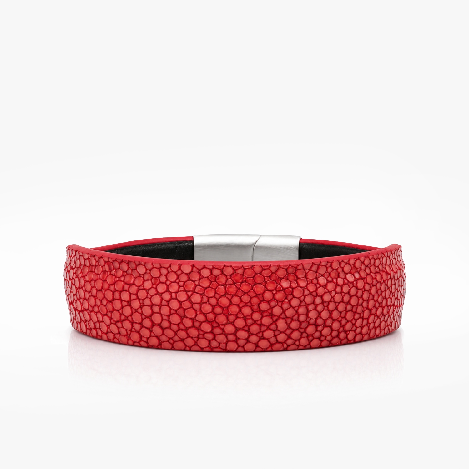 Manchette galuchat rouge Crivellaro