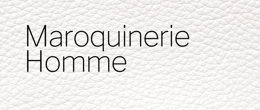 Maroquinerie Homme