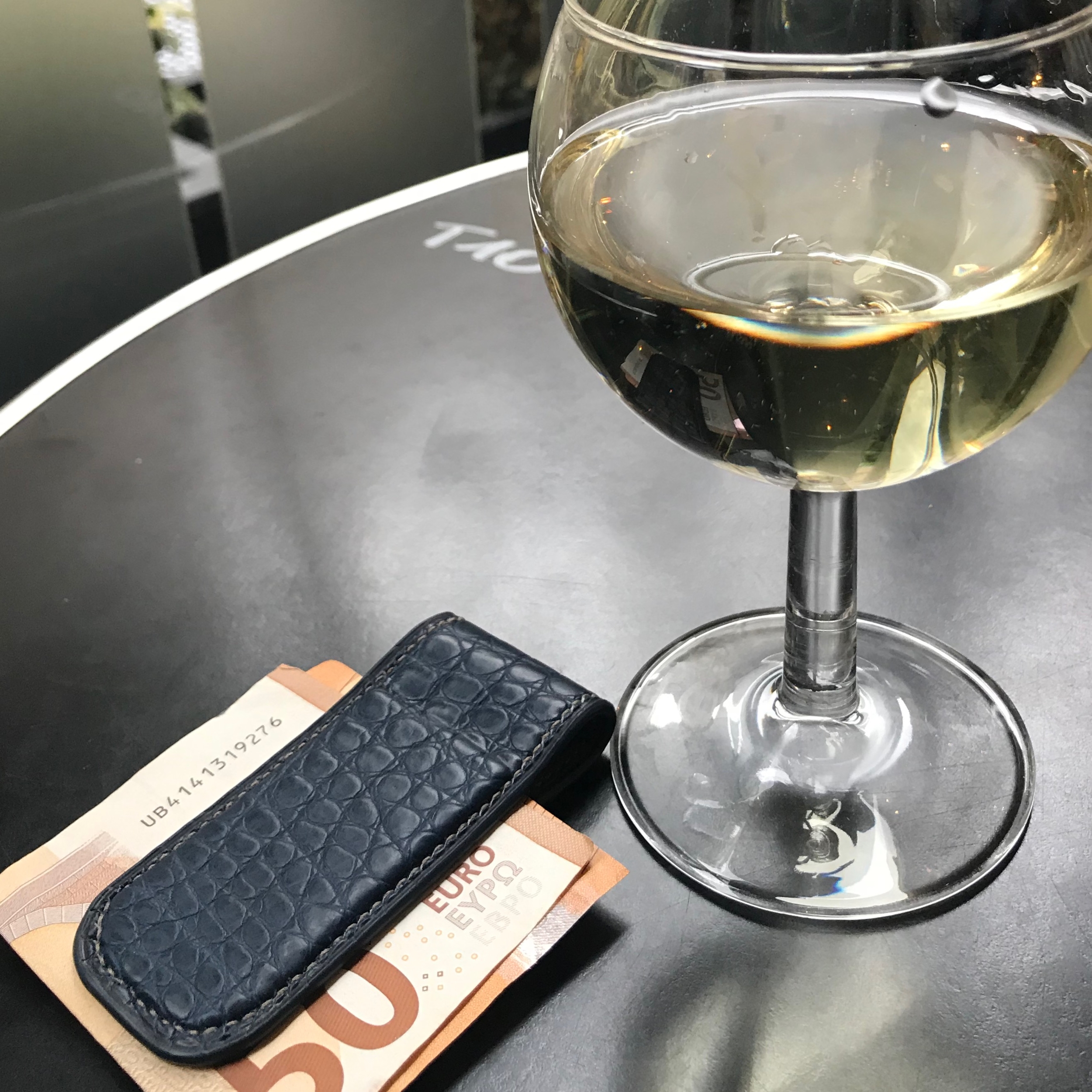 Pinces à Billets en cuir de crocodile