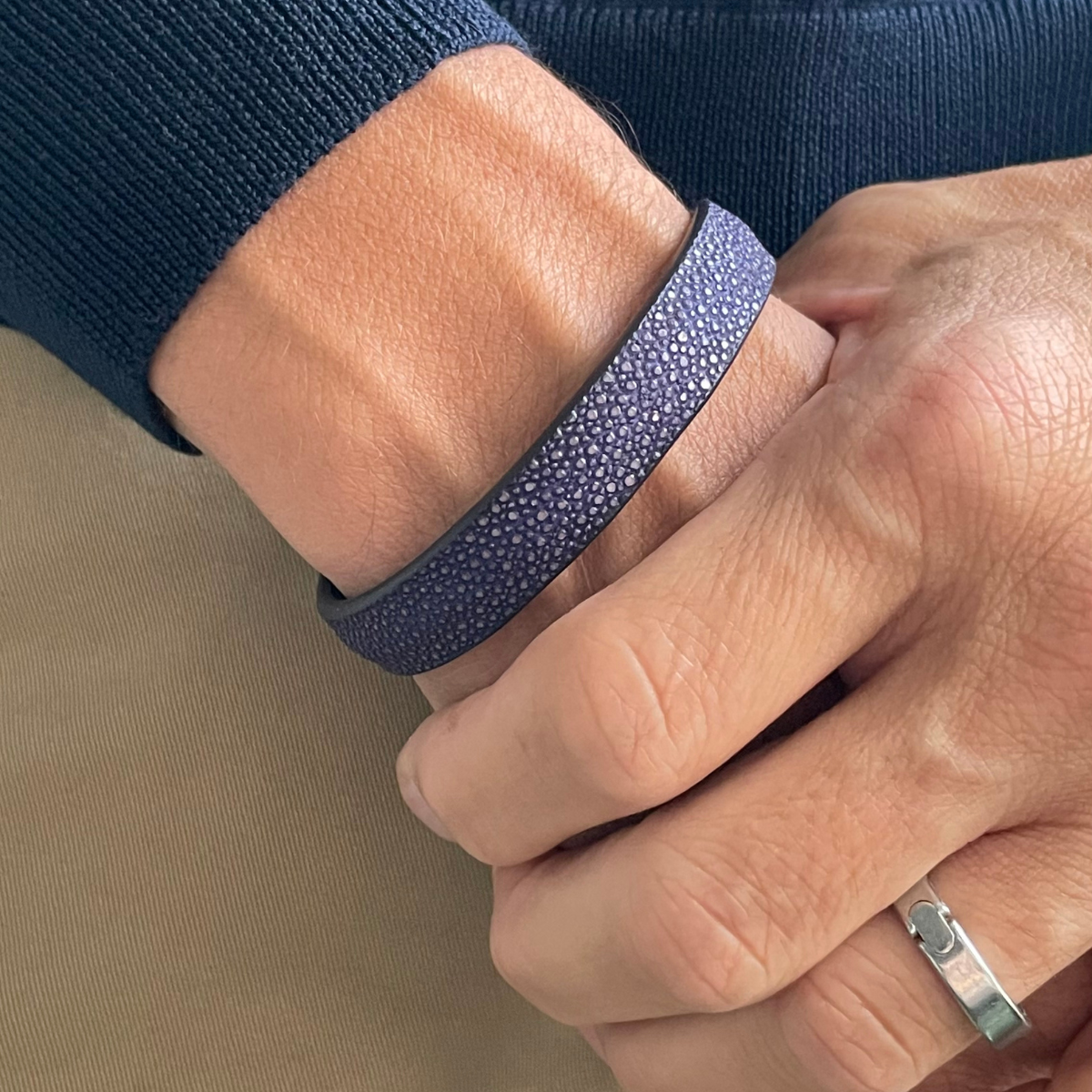 Bracelet galuchat