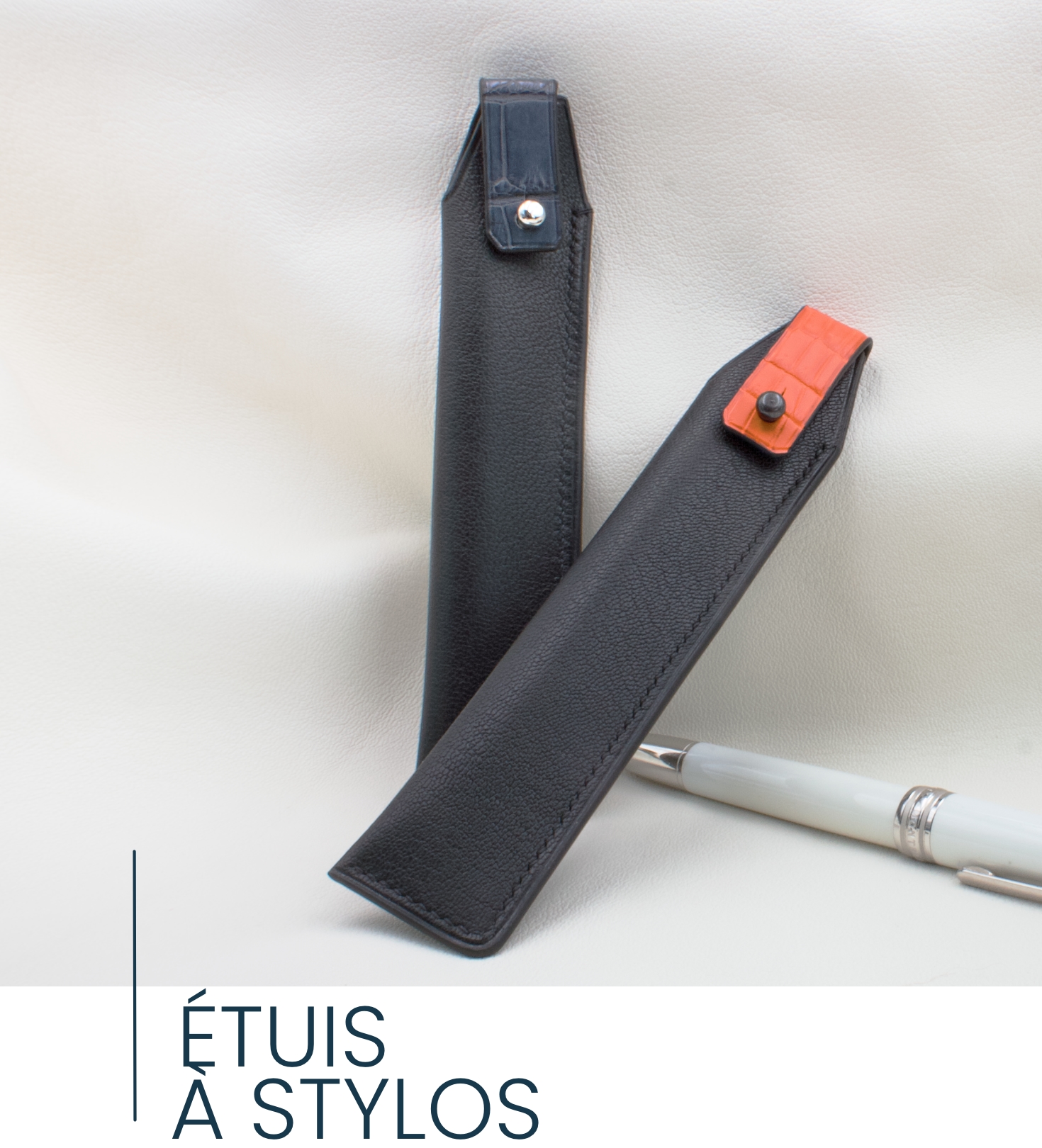 Noces de cuir cadeau étui stylo