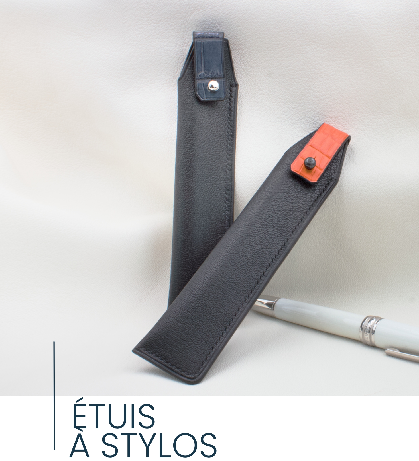Etuis à stylo en cuir