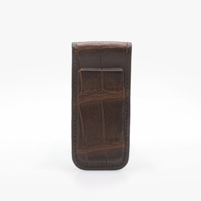 228 Crivellaro Pinces Billets Croco Marron