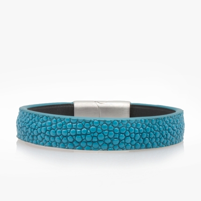 Bracelet Galuchat Turquoise