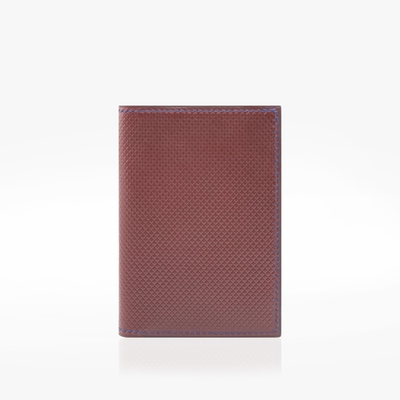 247 Porte 4 cartes Cuir russie bordeaux 1