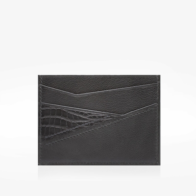355 Porte cartes prisma cuir noir