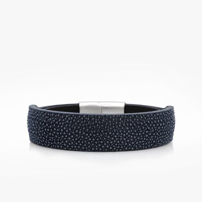 143 Manchette galuchat bleu marine Crivellaro