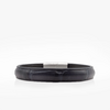 107 Crivellaro Bracelet Cuir Croco Bleu Marine grandes ecailles