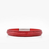 211 Crivellaro Bracelet Cuir Croco rouge full