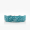 362 Manchette galuchat turquoise Crivellaro