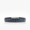 98 Crivellaro Bracelet Cuir croco bleu glacé V2