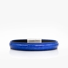 117Bracelet Cuir crocodile bleu vif crivellaro v2