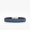 148 Bracelet galuchat Bleu jeans Crivellaro