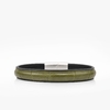 141 Crivellaro Bracelet Cuir Croco vert kaki