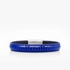111 Crivellaro Bracelet Cuir Lézard bleu electrique