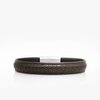 90 Crivellaro Bracelet Cuir lezard marron