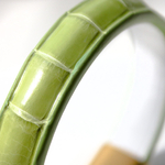 Crivellaro-Bracelet-croco-VertPale-2