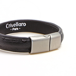 Crivellaro-Bracelet-autruche-noir-6