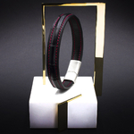 Crivellaro-Bracelet-Couture-Croco-Noir-Rouge-2