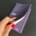 Crivellaro Couverture carnet  A5  galuchat  violet 1