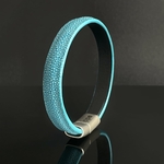 Crivellaro Bracelet Galuchat Bleu Azur-3