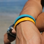 Crivellaro Bracelet Galuchat jaune tournesol